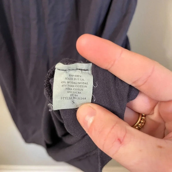 Ric Rac Womens Black Dress 3/4 Sleeve Pleated A-Line Belted Small Tie Back - Picture 8 of 9